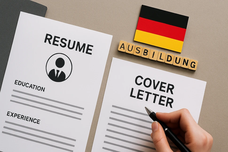 چگونه یک رزومه و انگیزه‌نامه موفق برای آوسبیلدونگ بنویسیم؟