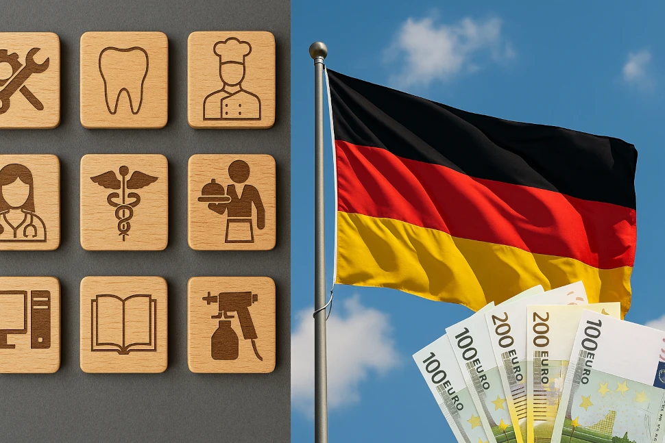 ۱۰ رشته‌ محبوب آوسبیلدونگ در آلمان و درآمد آن‌ها در سال ۲۰۲۵